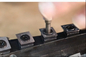 El cortador espiral helicoidal que corta ligero va a la alisadora de madera de la máquina